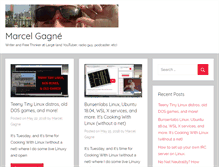 Tablet Screenshot of marcelgagne.com